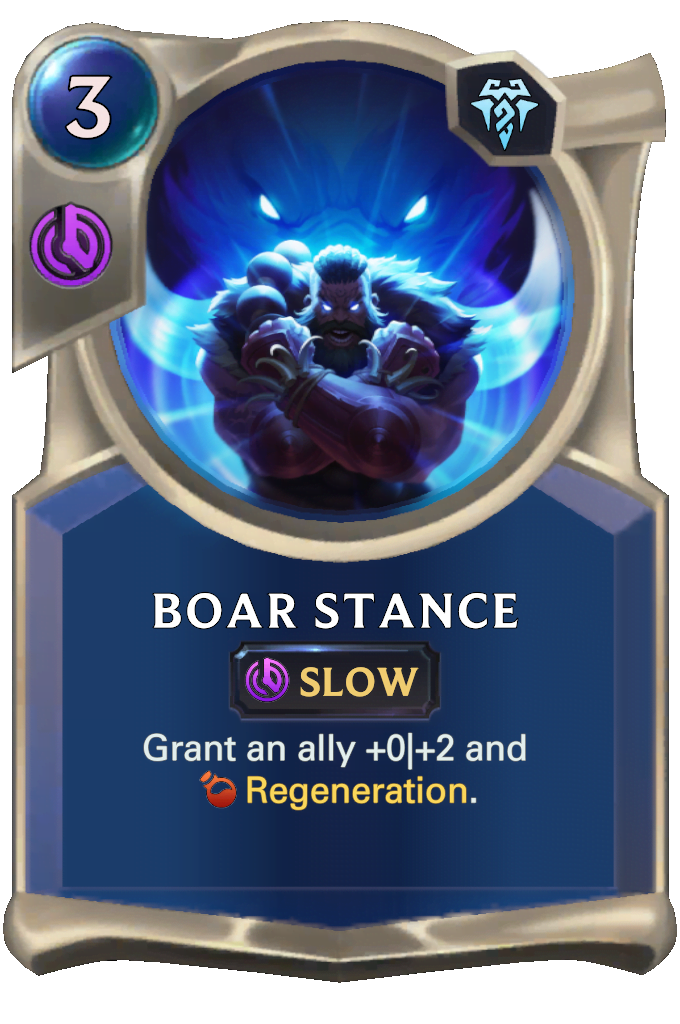 Boar Stance